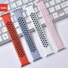 42/44/45 mm Dotted Silicon Dual Color Straps.