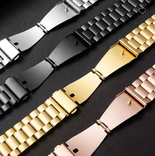 42/44/45 mm Stainless Steel Chain Straps for Smart Watches.