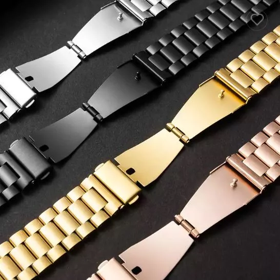 - 42/44/45 mm Stainless Steel Chain Straps for Smart Watches.