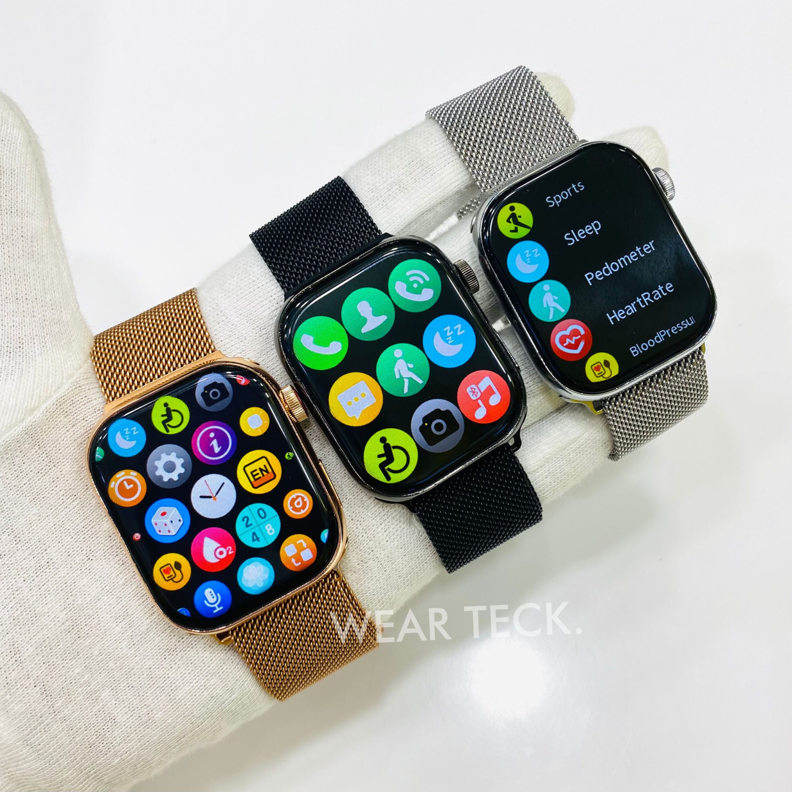 Smart Watch 9 Max | Stainless Steel | Full Display | Magnetic Chain