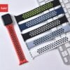 42/44/45 mm Dotted Silicon Dual Color Straps.