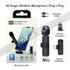 K8 Collar Microphone Mic Plug & Play USB Type C & iOS Wireless