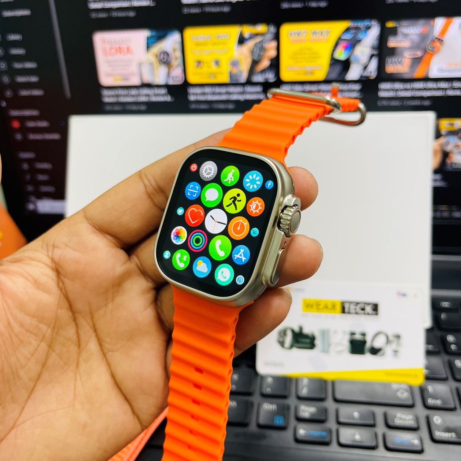 8 Ultra Smart Watch with Apple Logo | 49 MM