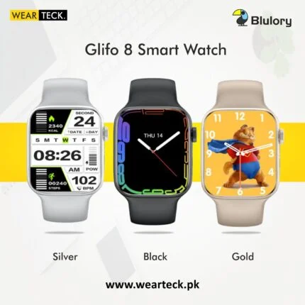 Blulory Glifo 8 Smart Watch | 2.01” Bezel Less Display