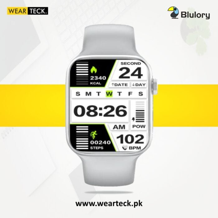 Blulory Glifo 8 Smart Watch | 2.01” Bezel Less Display