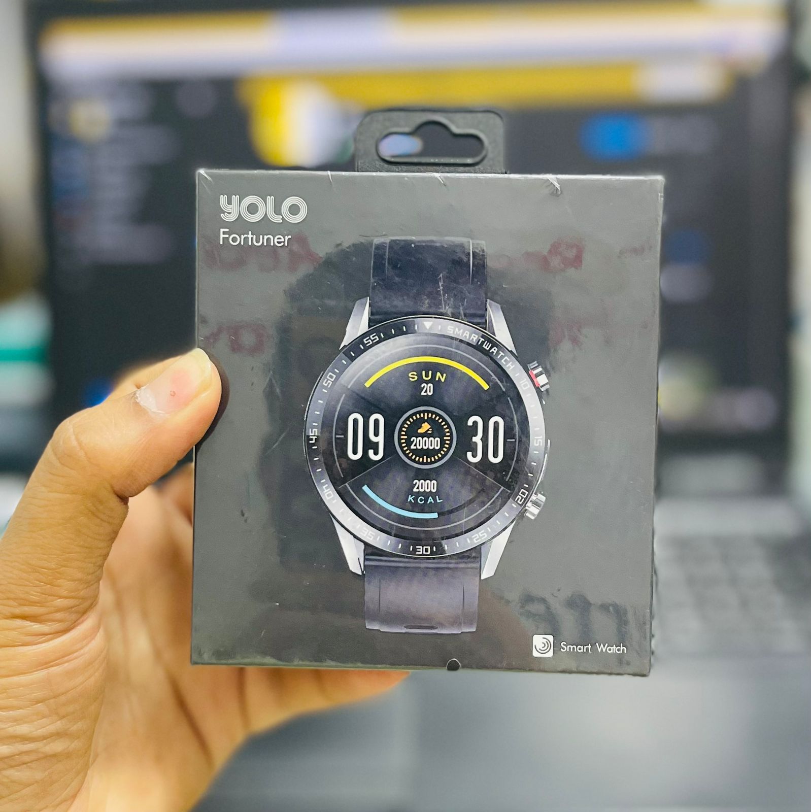 Yolo Fortuner Smart Watch | Bluetooth Calling | Black Color