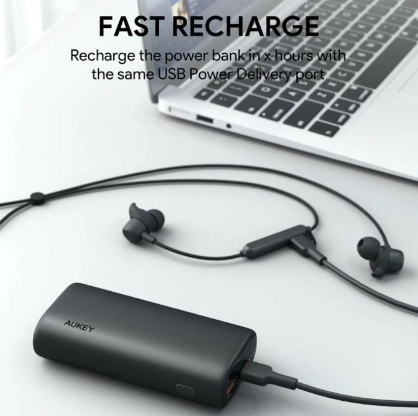 2 AUKEY Sprint Go Mini PD Power Bank 10000 mAh