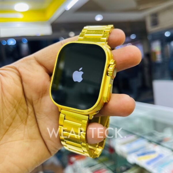 8 ultra logo smart watch golden edition