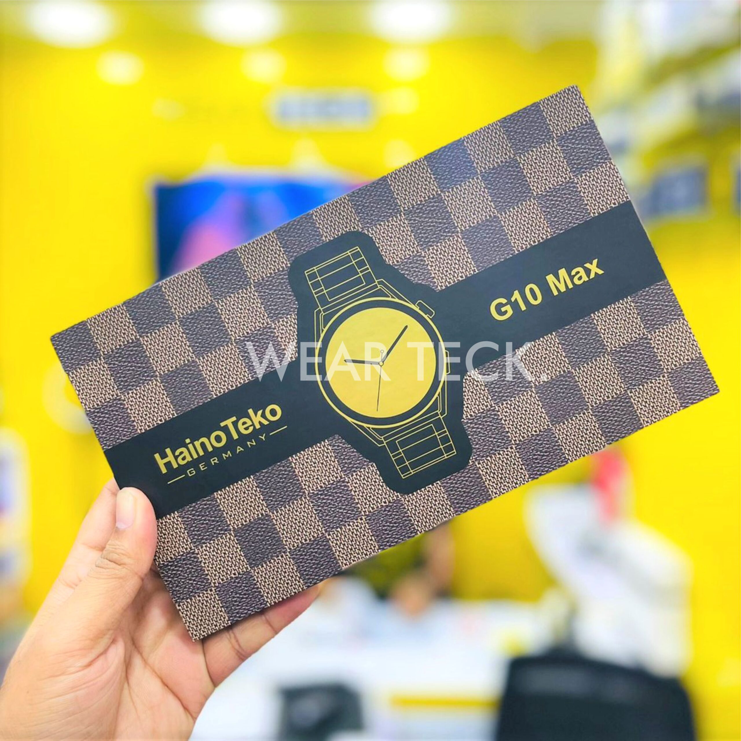 2 G10 Max Smart Watch Gold | BT Calling | 3 Pairs of Straps