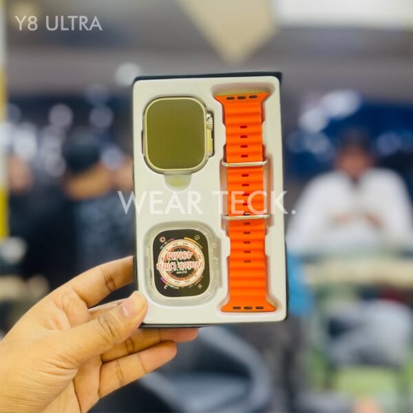 Y8 ultra smart watch | most demanding | free jelly case