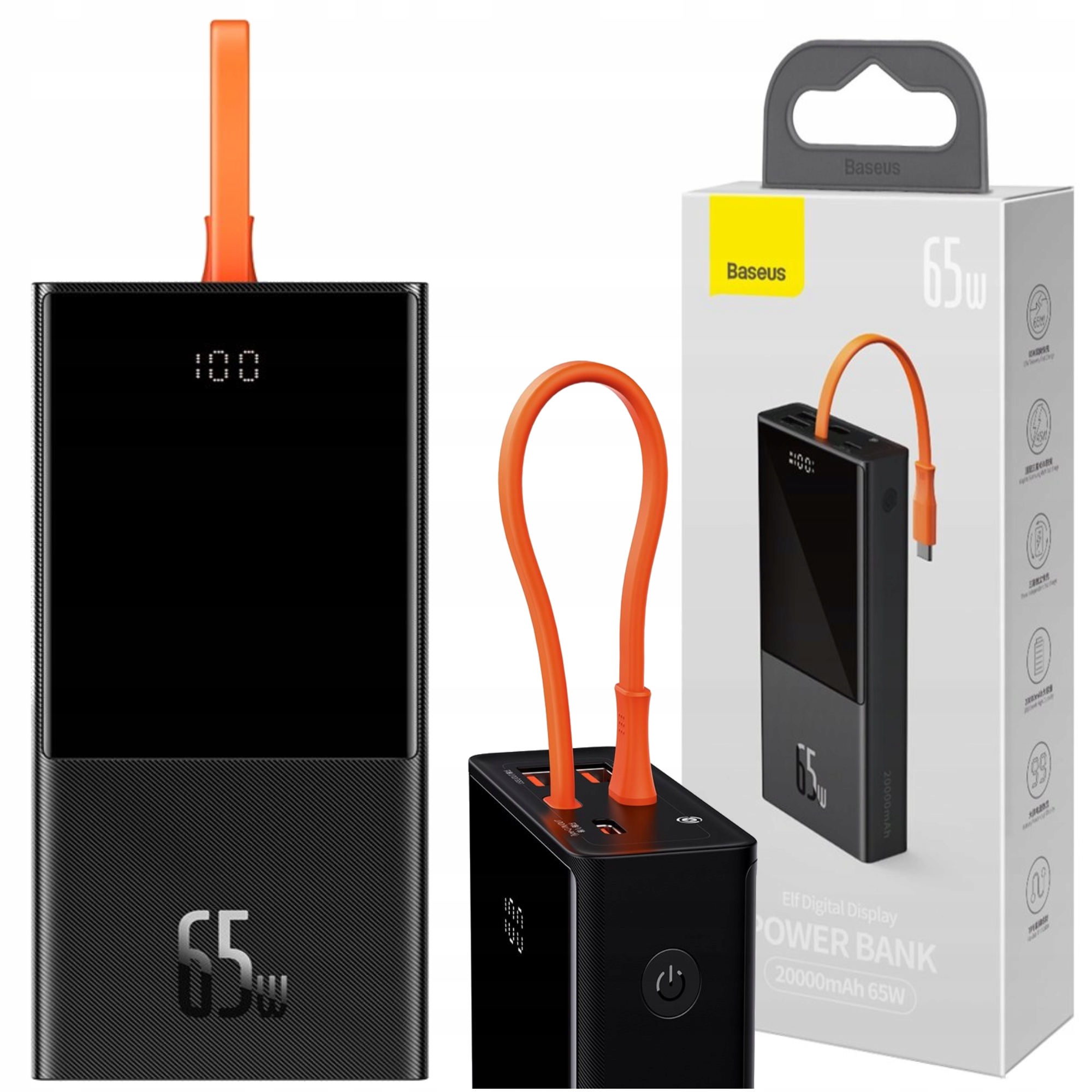 2 Baseus Power Bank 20000mAh 65W
