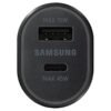 Samsung 45W & 15W Dual Port Car Charger Black