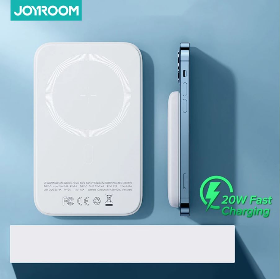 4 Joy Room Magsafe Wireless Magnetic Power Bank 10000 MAH (JR-W020)