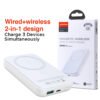 JoyRoom Wired + Wireless Power Bank 10000 MAH (JR-W020)