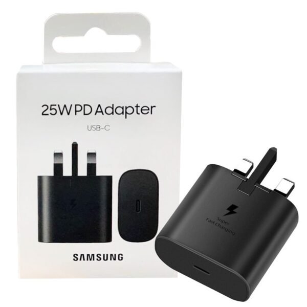 Samsung 25 watt 3 pin pd mobile charging adapter