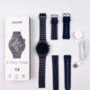 Haino teko c8 smart watch | round dial | bt calling
