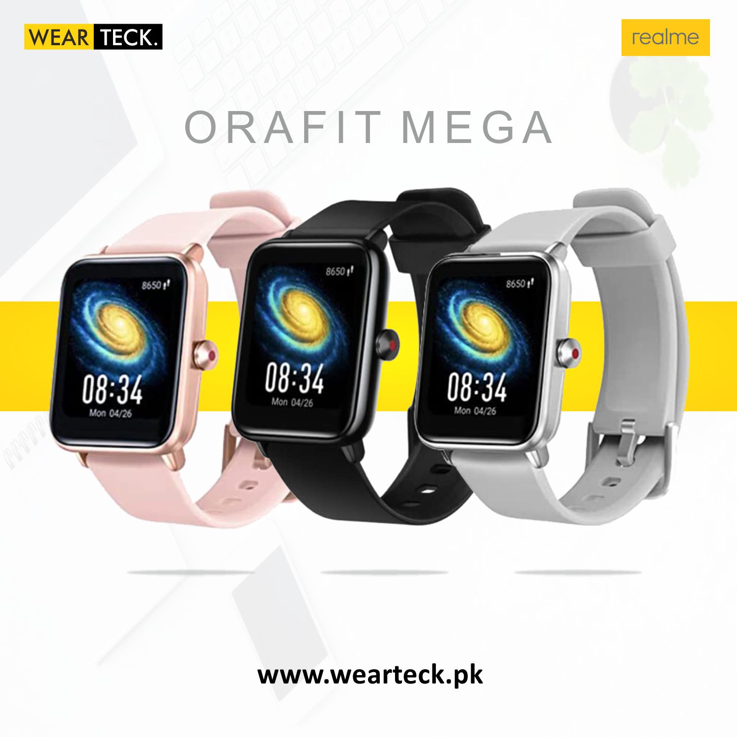 Display Orafit Mega Smart Watch | Smart Bracelet
