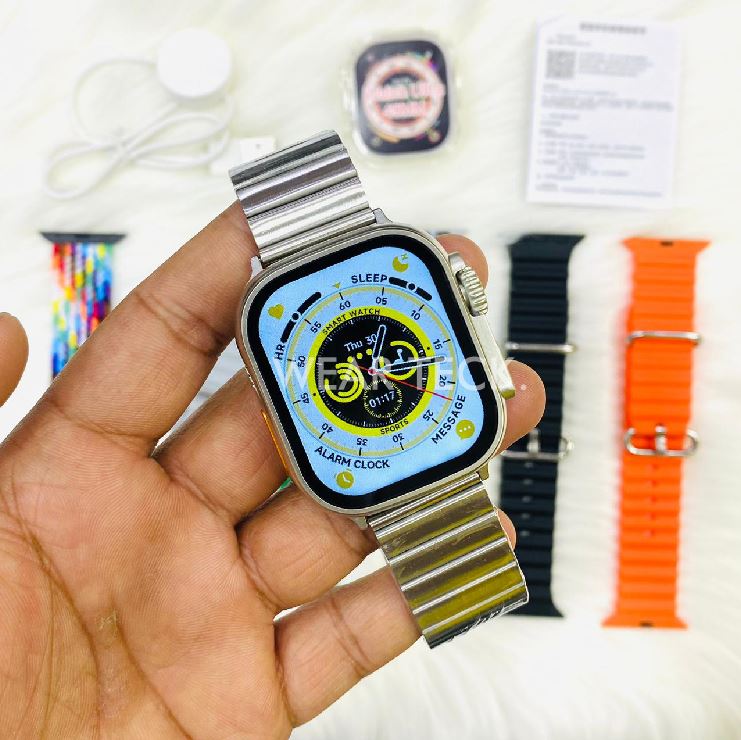 D4 Y60 Ultra Smart Watch | 7 in 1 Ultra Smart Watch | 7 Pairs of Straps