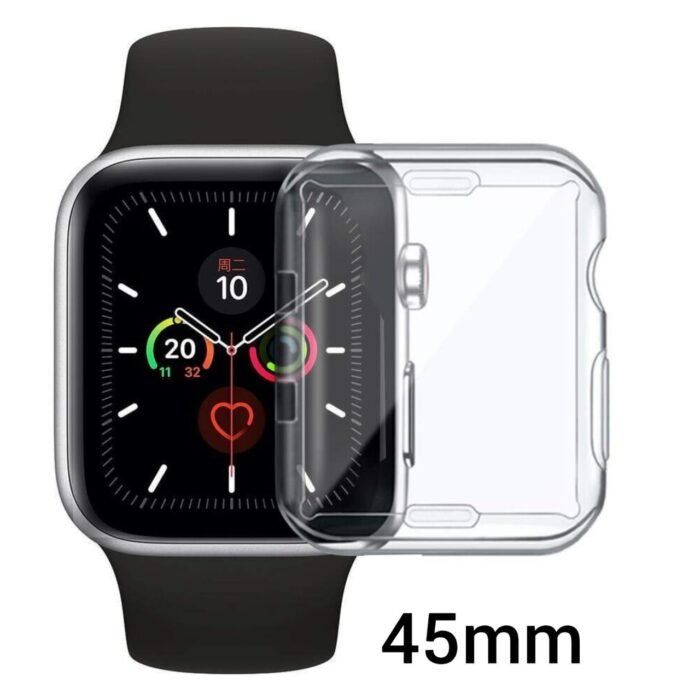 Transparent Case For Apple-Watch 44mm and 45mm - Crystal Clear