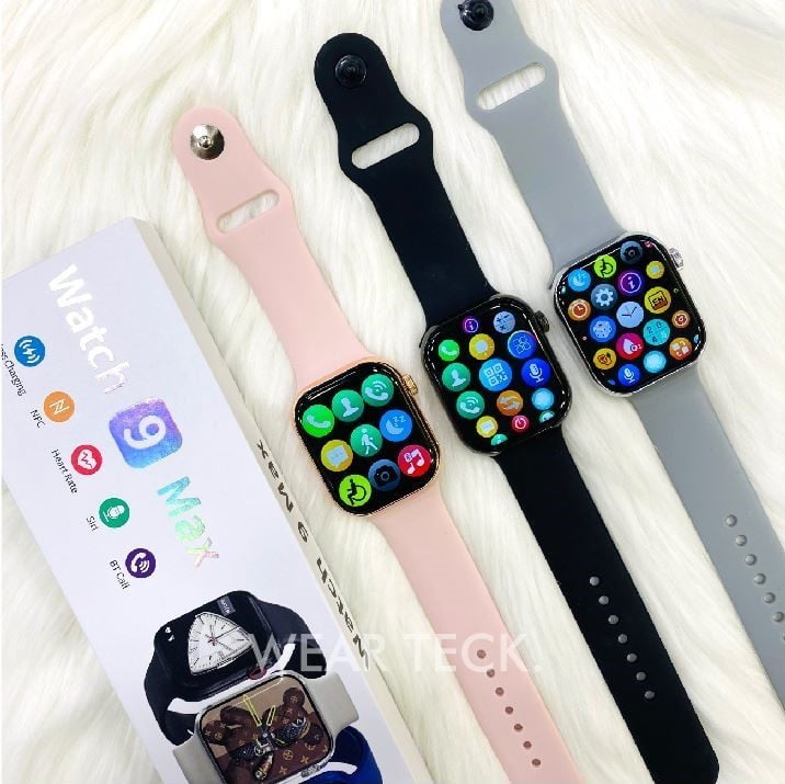 Watch 9 Max | Stainless Steel | 2.12" Bezel Less Display