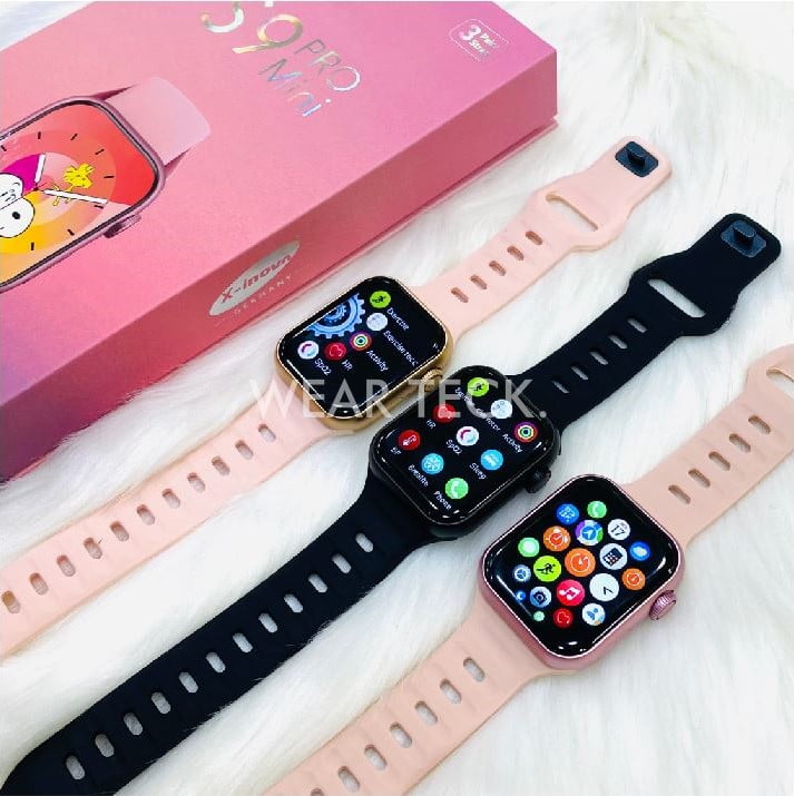 S9 Pro Mini Smart Watch | 40 mm | 3 Pairs of Straps