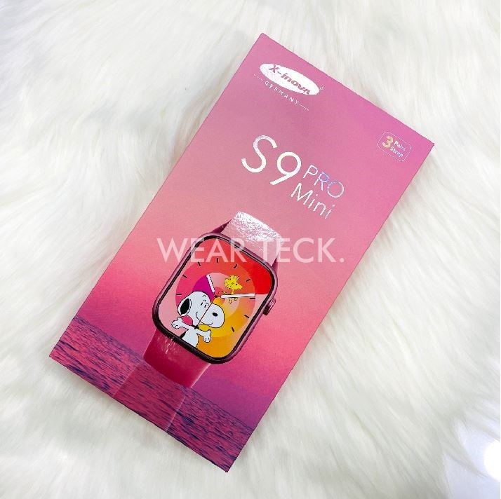 S9 Pro Mini Smart Watch | 40 mm | 3 Pairs of Straps