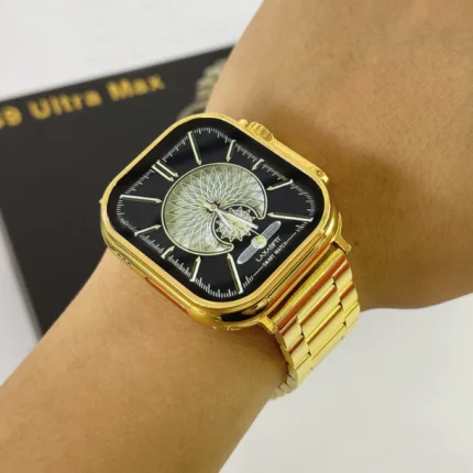 S9 Ultra Max Smart Watch Golden Edition