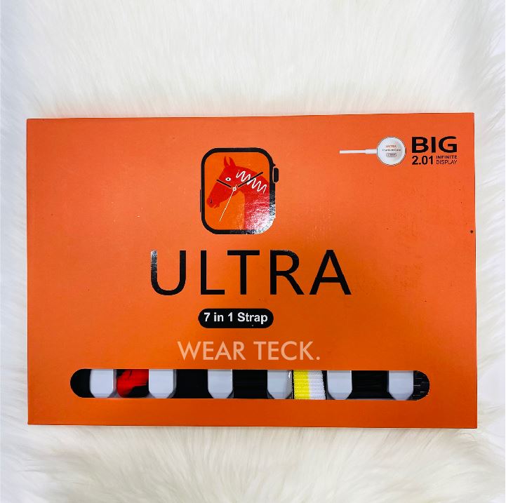 1 Ultra 7 in 1 Smart Watch | 7 Pairs of Straps