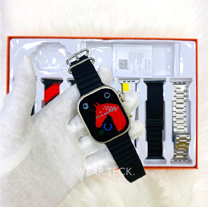 3 Ultra 7 in 1 Smart Watch | 7 Pairs of Straps