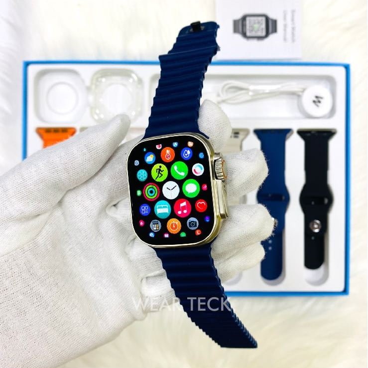 4 Ultra 7in1 Smart Watch | 7 Pairs of Straps