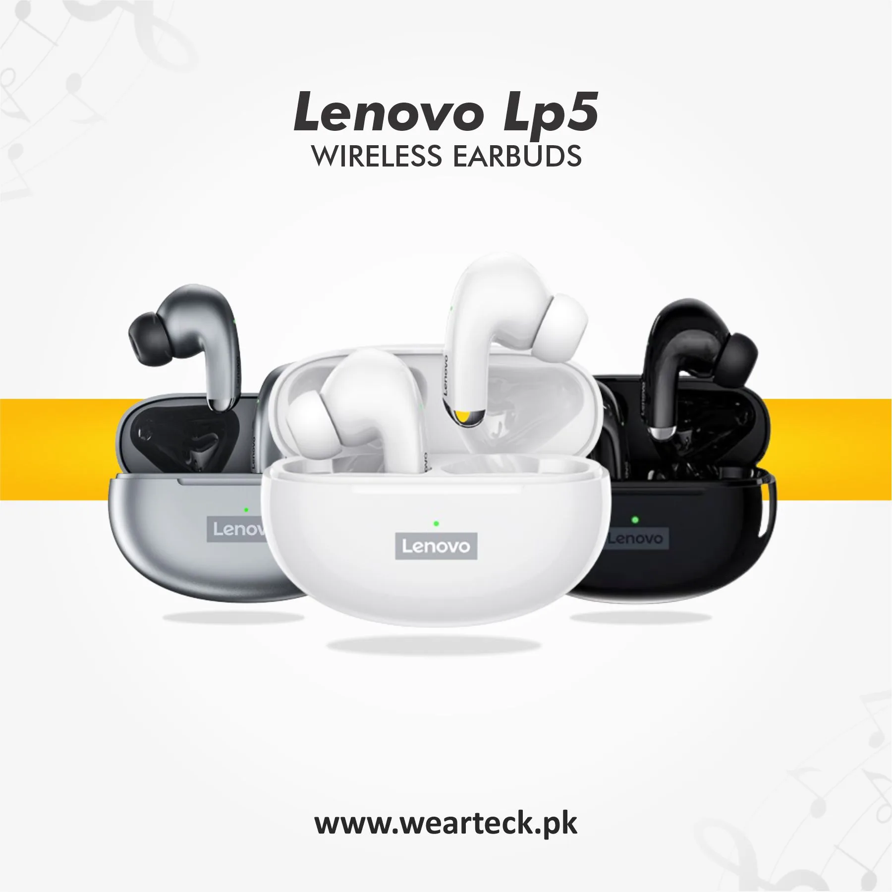 Display 1 Lenovo Live Pods LP5 | Wireless Earbuds