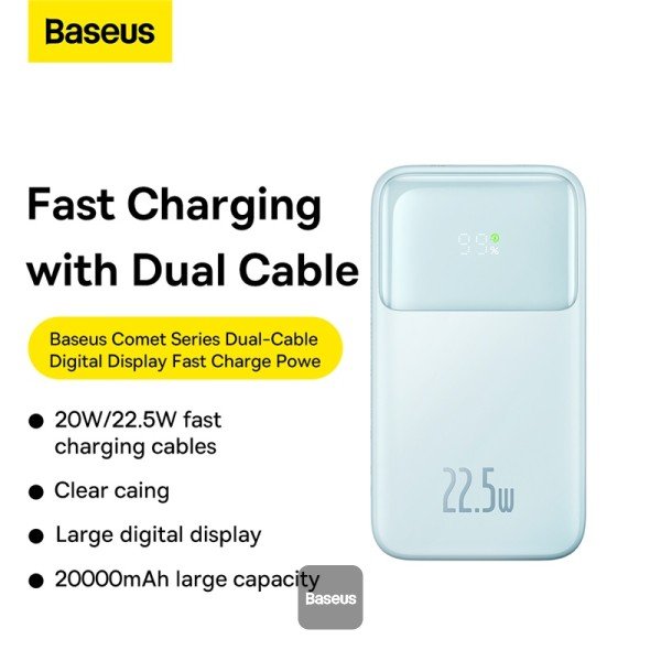 1687594397 Baseus 20000 MAH Power Bank | 22.5W | COMET Series