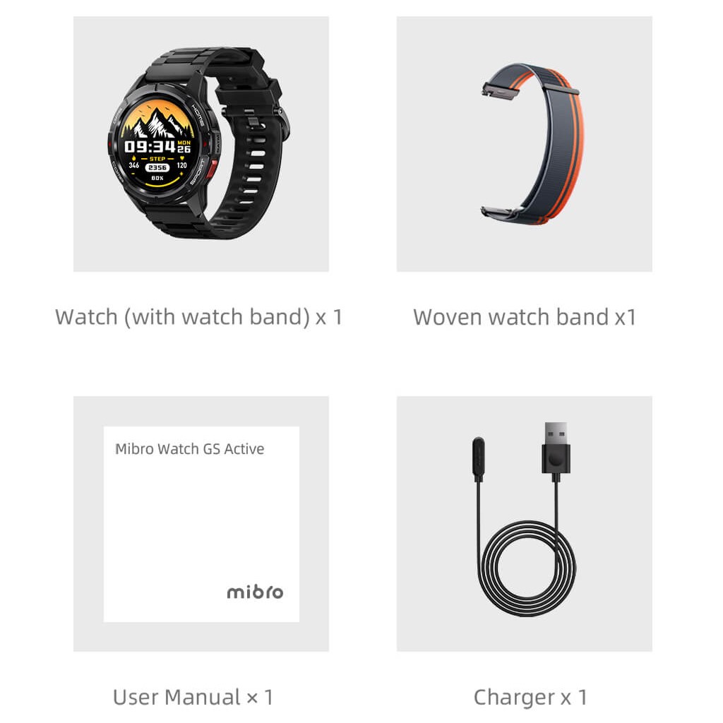 2 Mibro GS Active Smart Watch