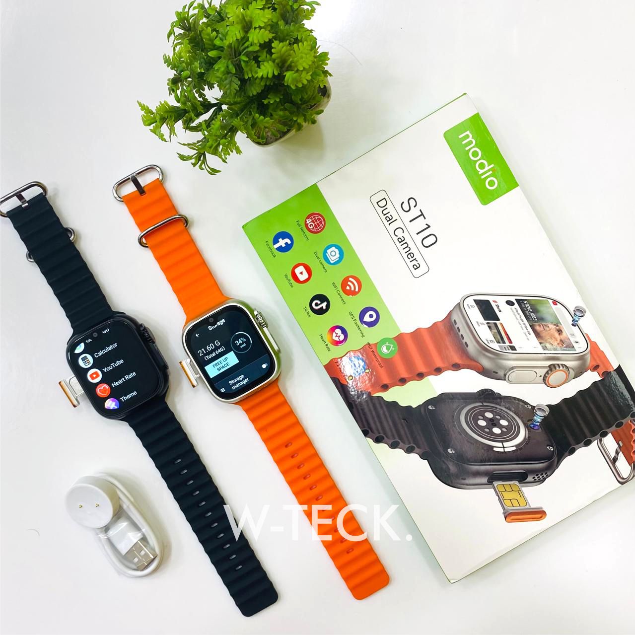 2 ST10 5G Android Sim Watch | 4 GB Ram 64 GB Memory | Dual Camera