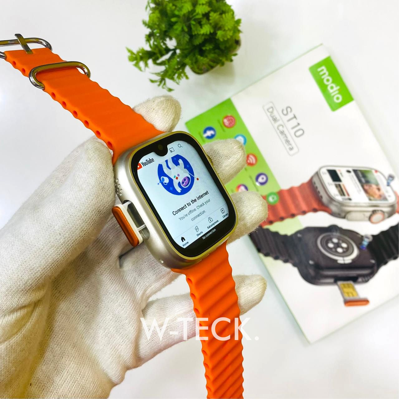 6 ST10 5G Android Sim Watch | 4 GB Ram 64 GB Memory | Dual Camera