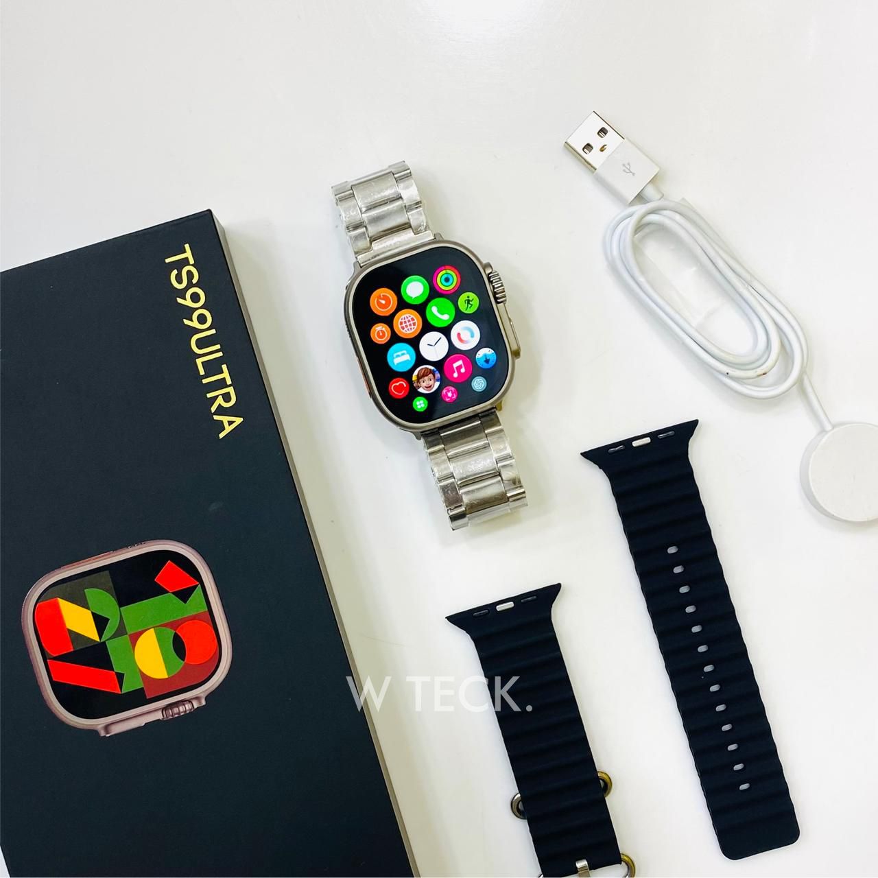 7 All Time Best Selling 8 Ultra Smart Watch in Logo Edition