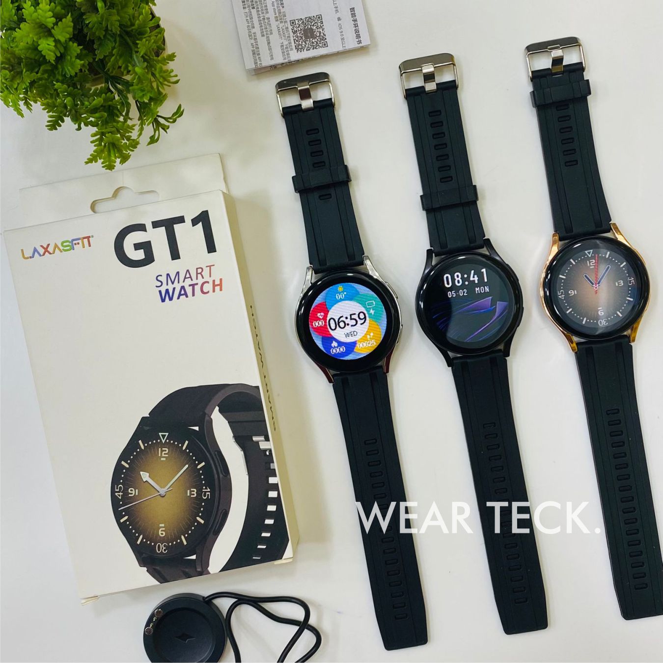 1 GT1 Round Dial Bluetooth Calling Smart Watch