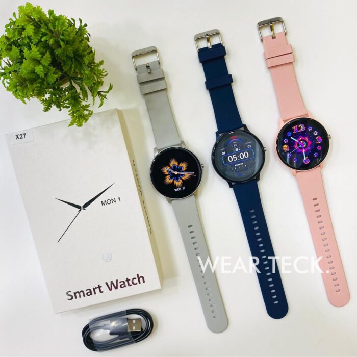 X27 Round Dial BT Calling Smart Watch