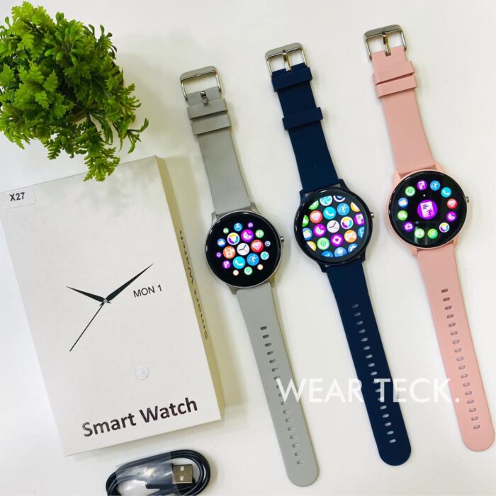 X27 Round Dial BT Calling Smart Watch