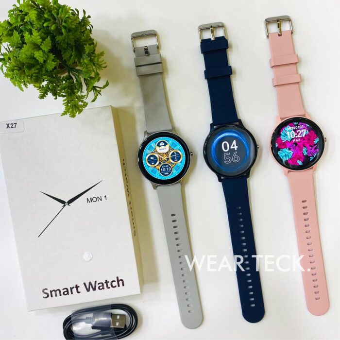 X27 Round Dial BT Calling Smart Watch