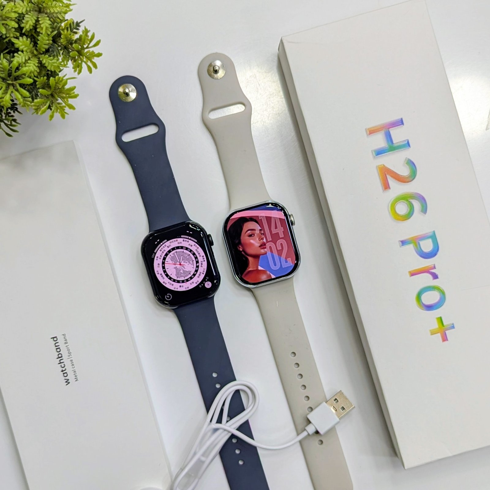 Hello Plum H26 Pro + Smart Watch | GPS Map | AOD | Palm Sensor | WhatsApp Reply