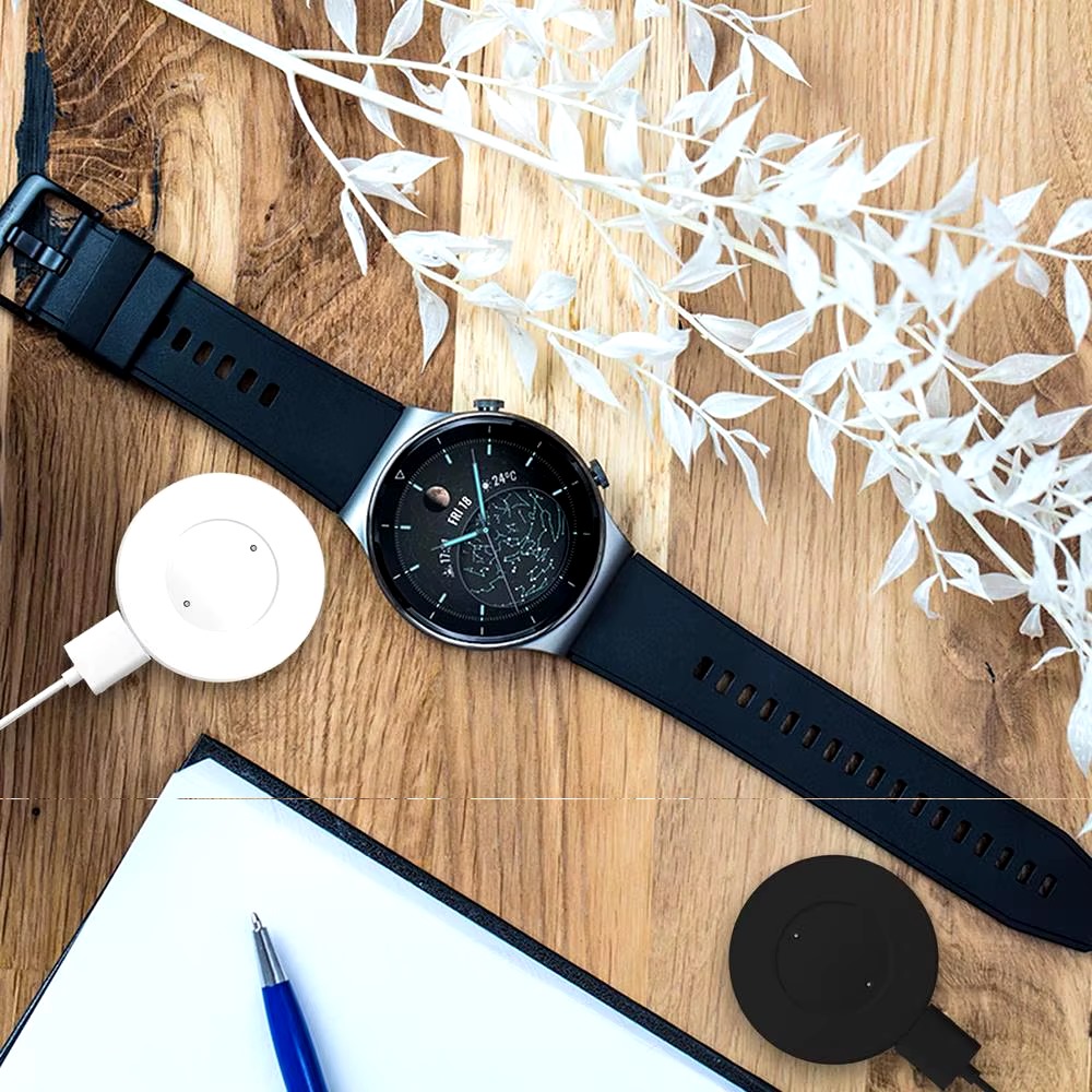 DP7 Plate Magnetic 2 Pin Charger for Huawei- Watch- GT / GT 2, GT2 / Honor | USB Charging Cable For Huawei GT / GT2 / Honor