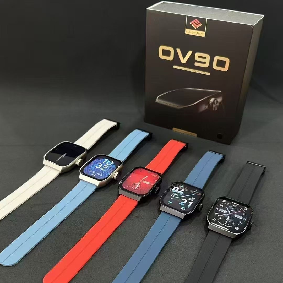 1 Best Amoled Curve Screen OV90 Smart Watch