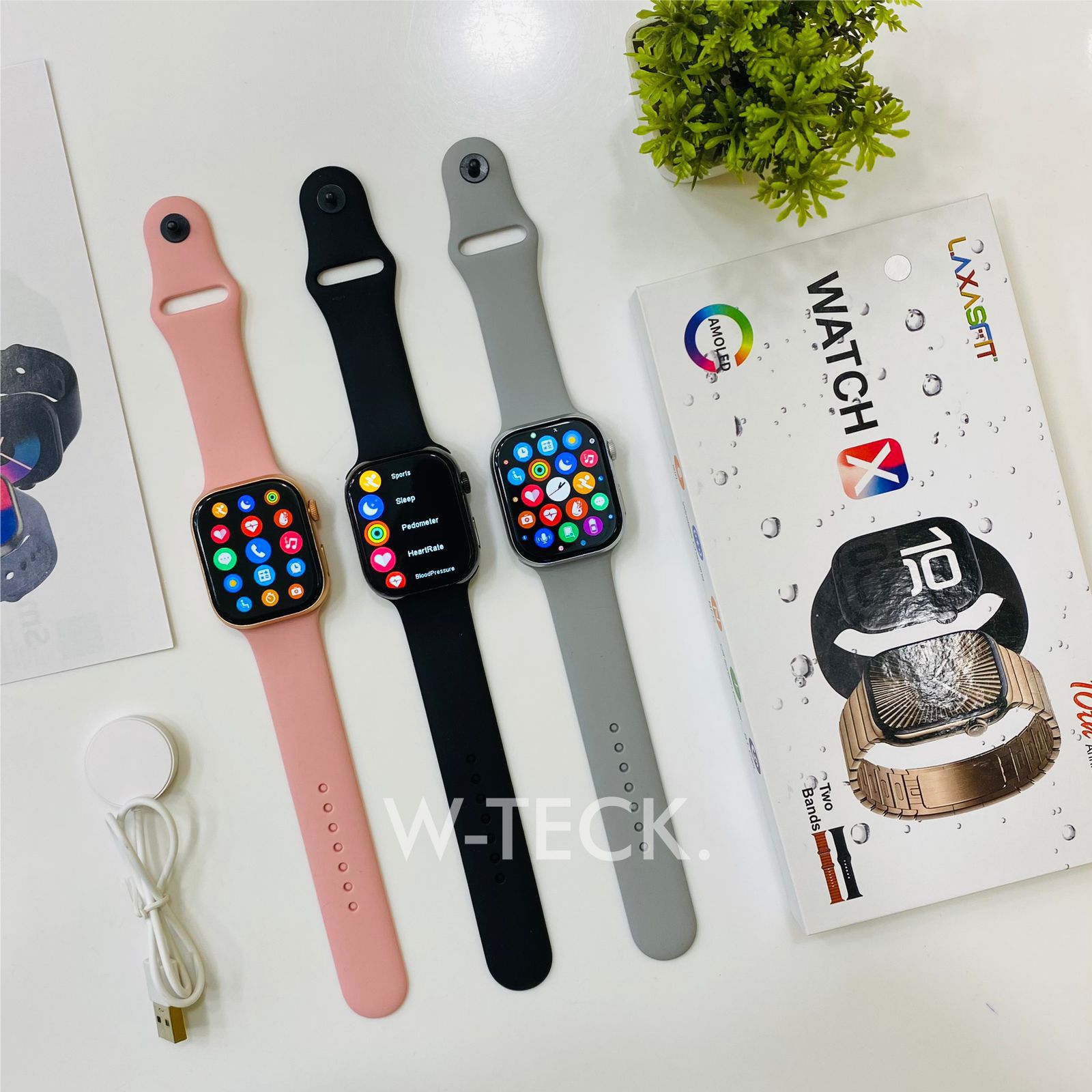 2 Laxasfit Smart Watch X - Series 10