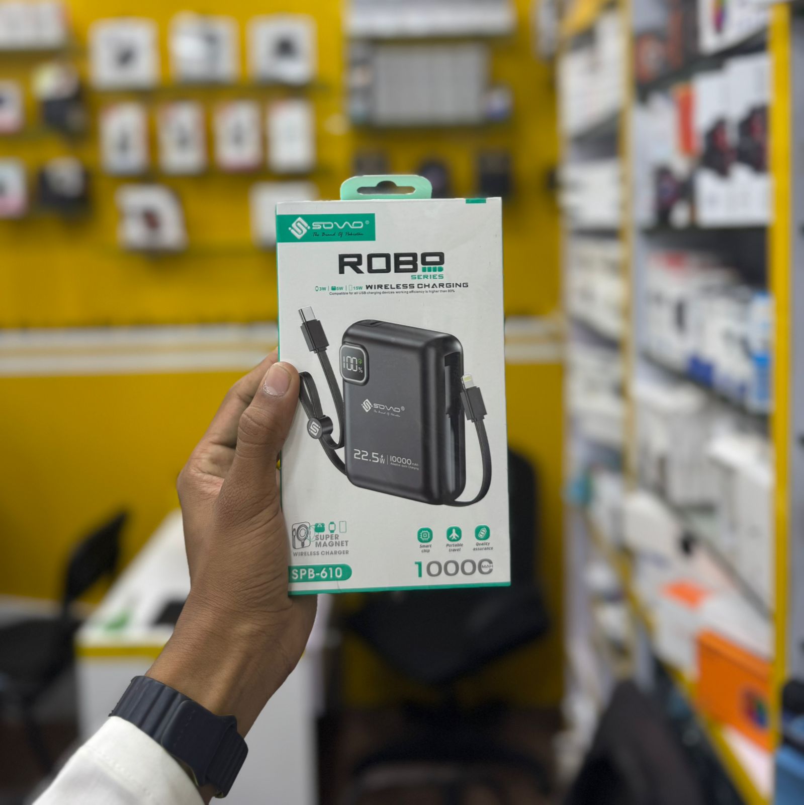 Box Sovo SPB-610 Power Bank | 10000mAh