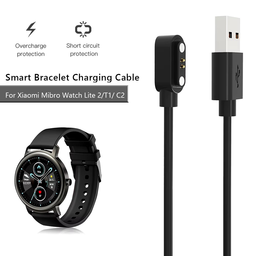 DP 2 2 Pin Magnetic Charging Cable for All Mibro Watches (Except Mibro Lite) & Mostly Zero Smart Watches Model
