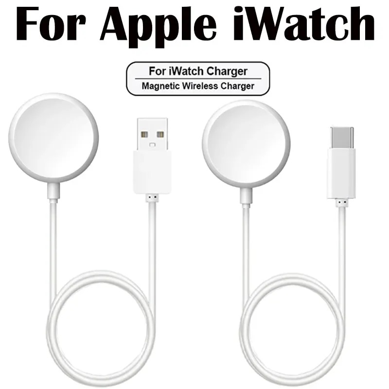 Wireless Charging for Original Apple Watches | Series 1-2-3-4-5-6-SE-SE2-7-8-9-10