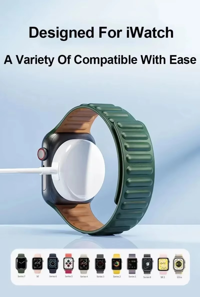 Wireless Charging for Original Apple Watches | Series 1-2-3-4-5-6-SE-SE2-7-8-9-10