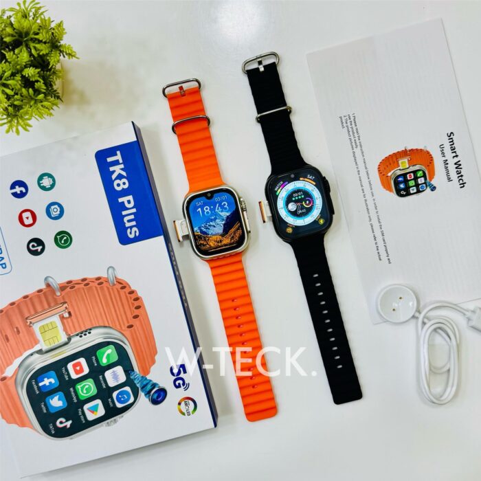 TK8+ 5G Android Watch | Dual Camera | 4/64 GB Ram/Rom