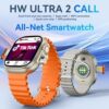 HW Ultra 2 Call 5G Android Smart Watch | Front & Back Camera | 4/64 GB Memory